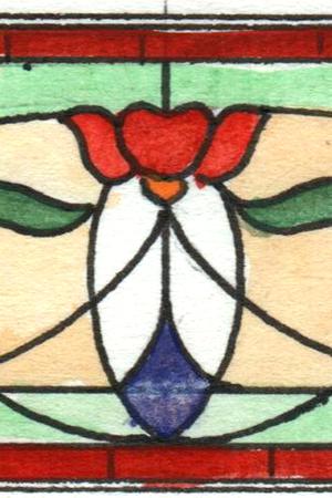 Edwardian transom