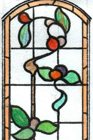 Fruit tree door set, Stanmore