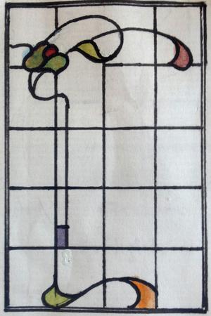 Lovely little asymmetrical art nouveau design