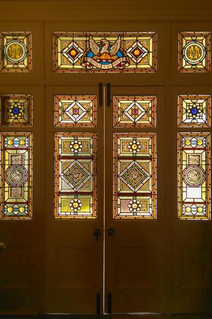 Greenoaks door set before restoration
