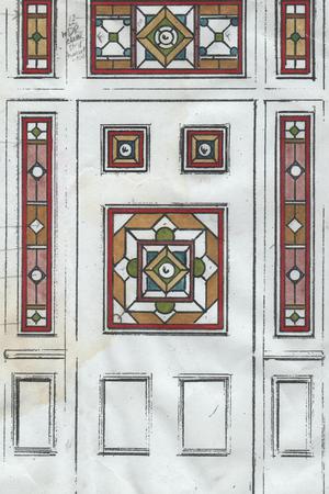 Linda, Front door design sketch, Killara