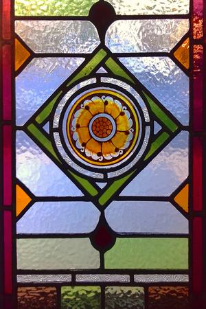 McCabe, Redfern transom, sunflower detail